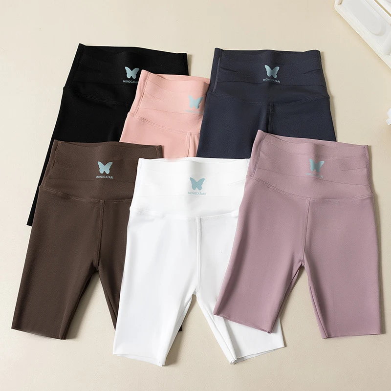 夏天儿童夏季鲨鱼裤薄款五分裤短裤修身女孩女童芭比裤外穿瑜伽裤