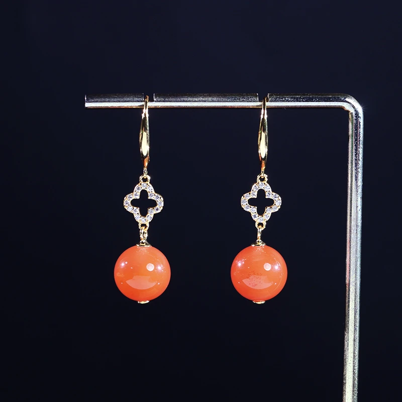 【大蕾蕾推荐】滴水洞南红耳坠/对-多样性发其一