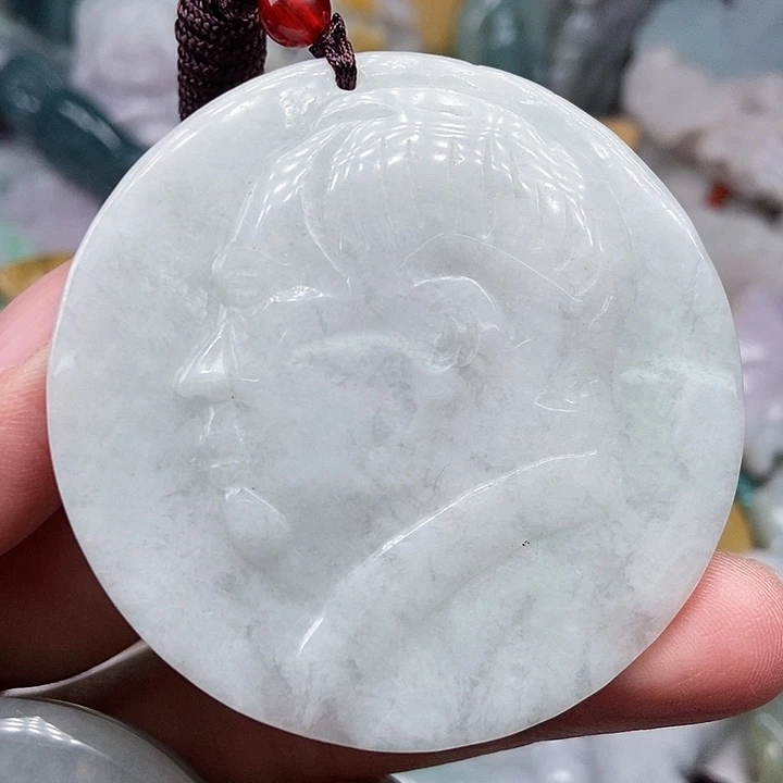 未镶嵌挂件翡翠翡翠