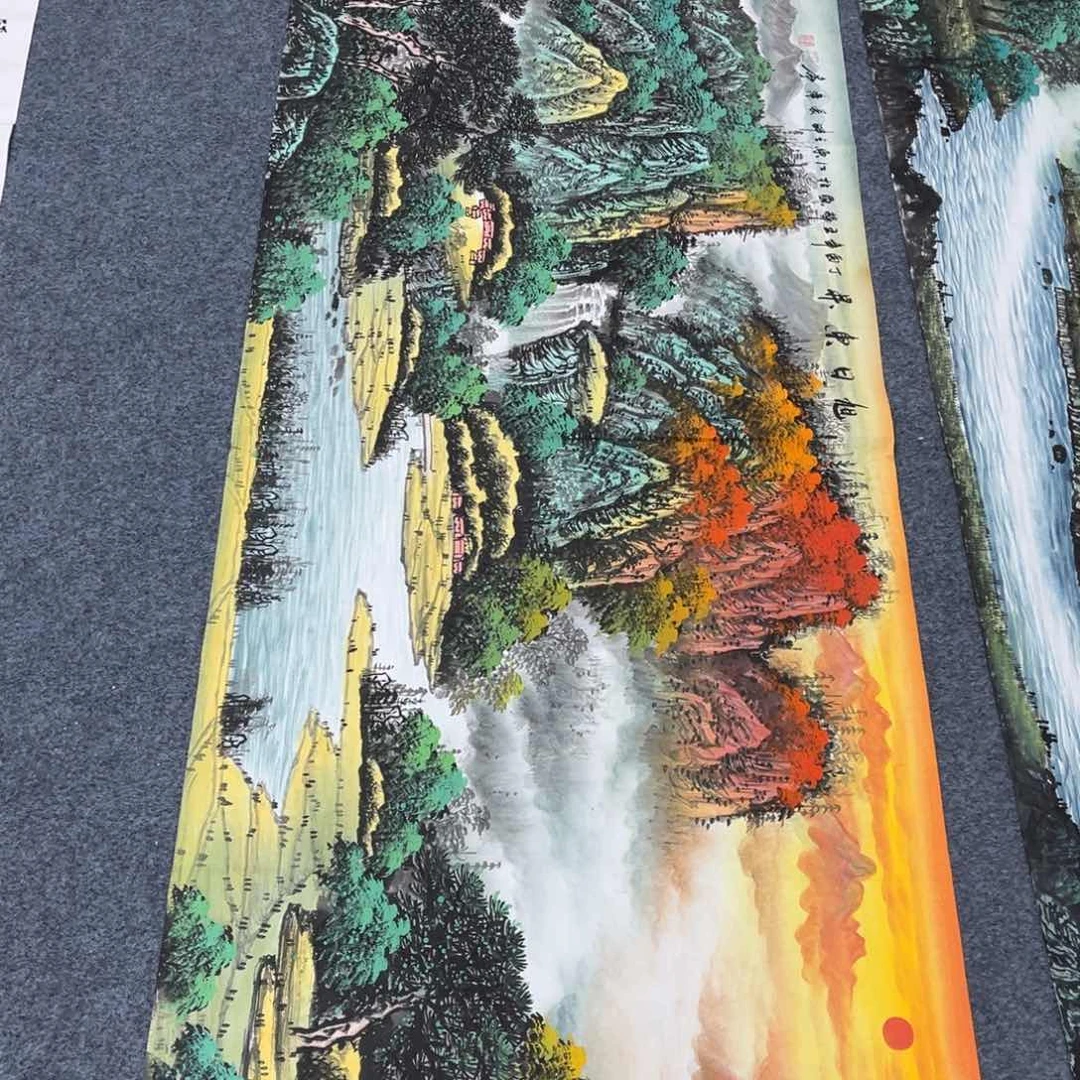 国画宣纸手绘,手工作品