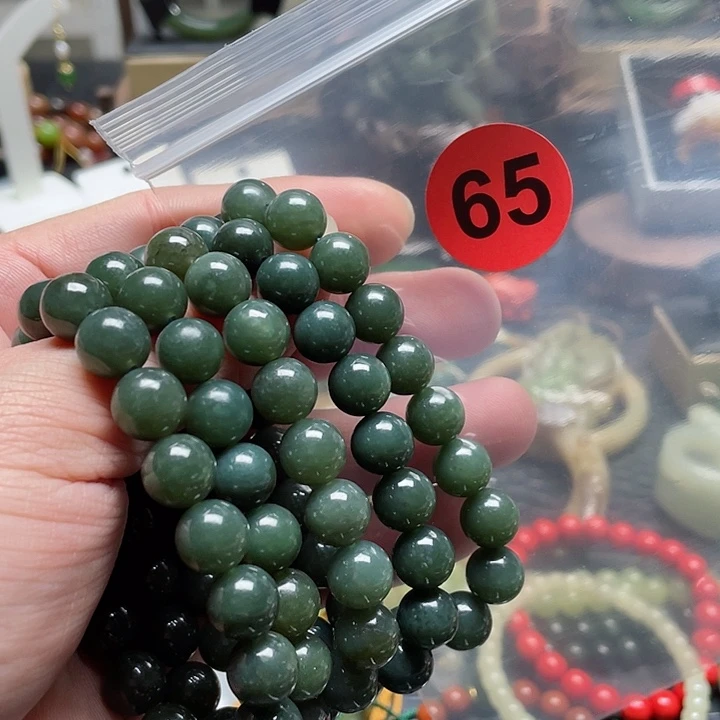 和田玉手串未镶嵌