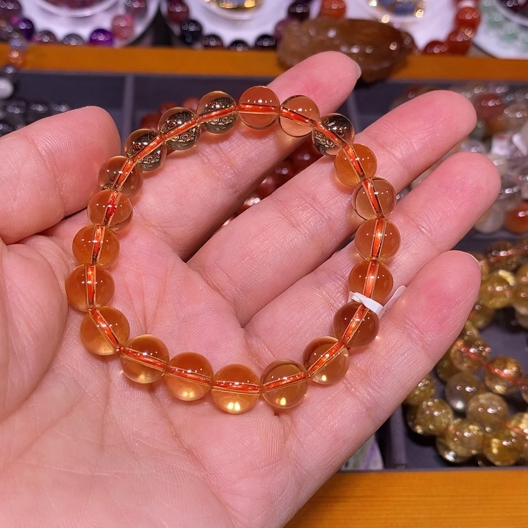 水晶手链未镶嵌黄水晶9