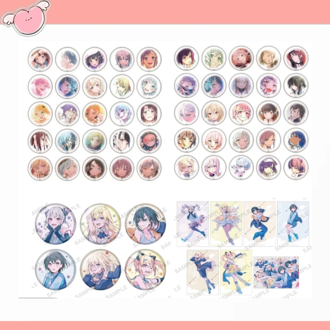 BanG Dream 信泽收插画展 吧唧徽章&明信片