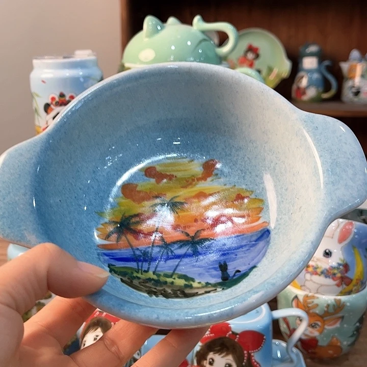 陶景德镇釉下手绘陶瓷