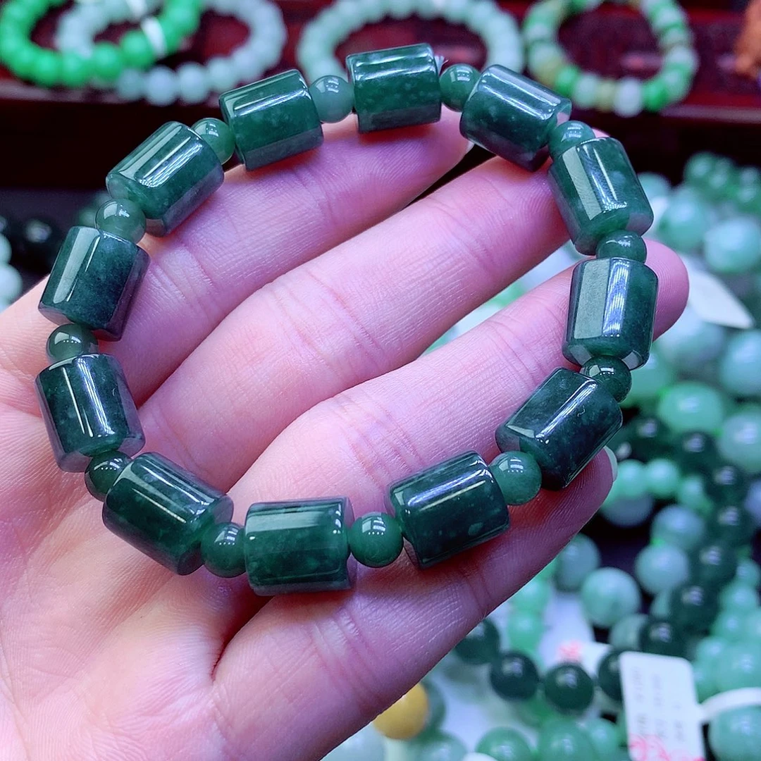 翡翠未镶嵌毛衣链