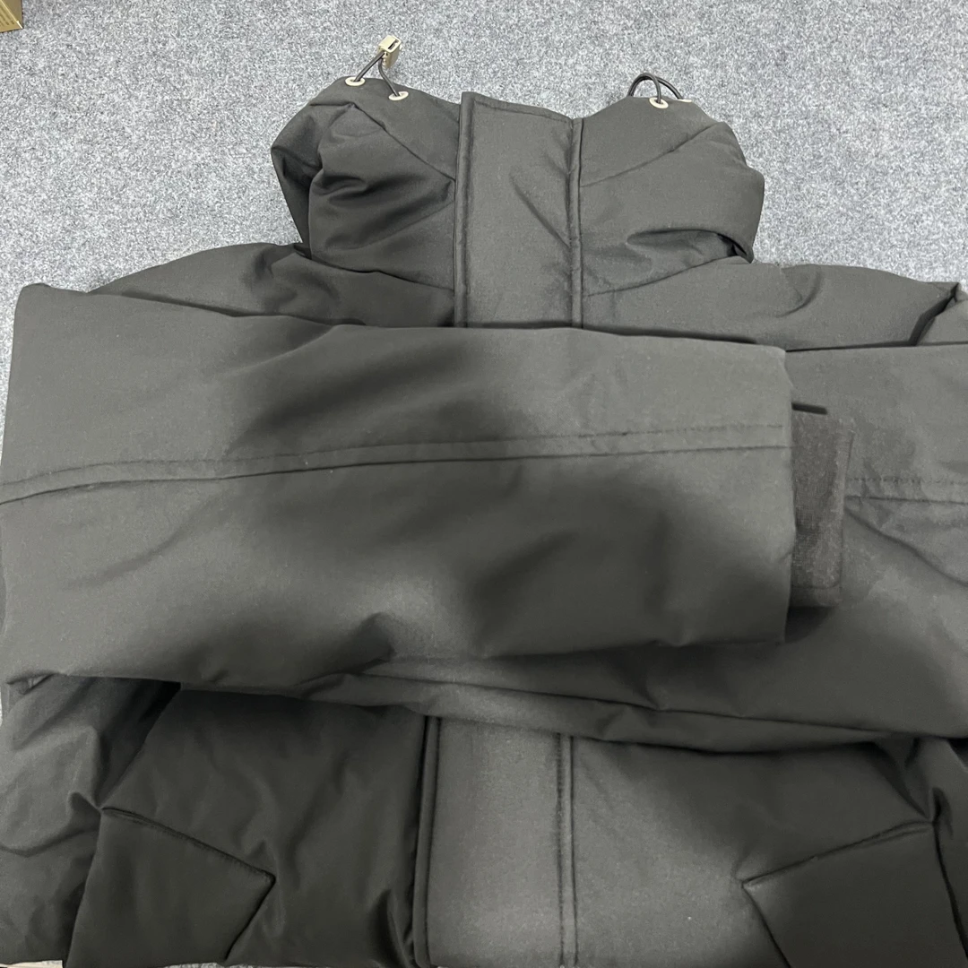 Y8888情侣羽绒服长款过膝连帽简约百搭男女同款外套