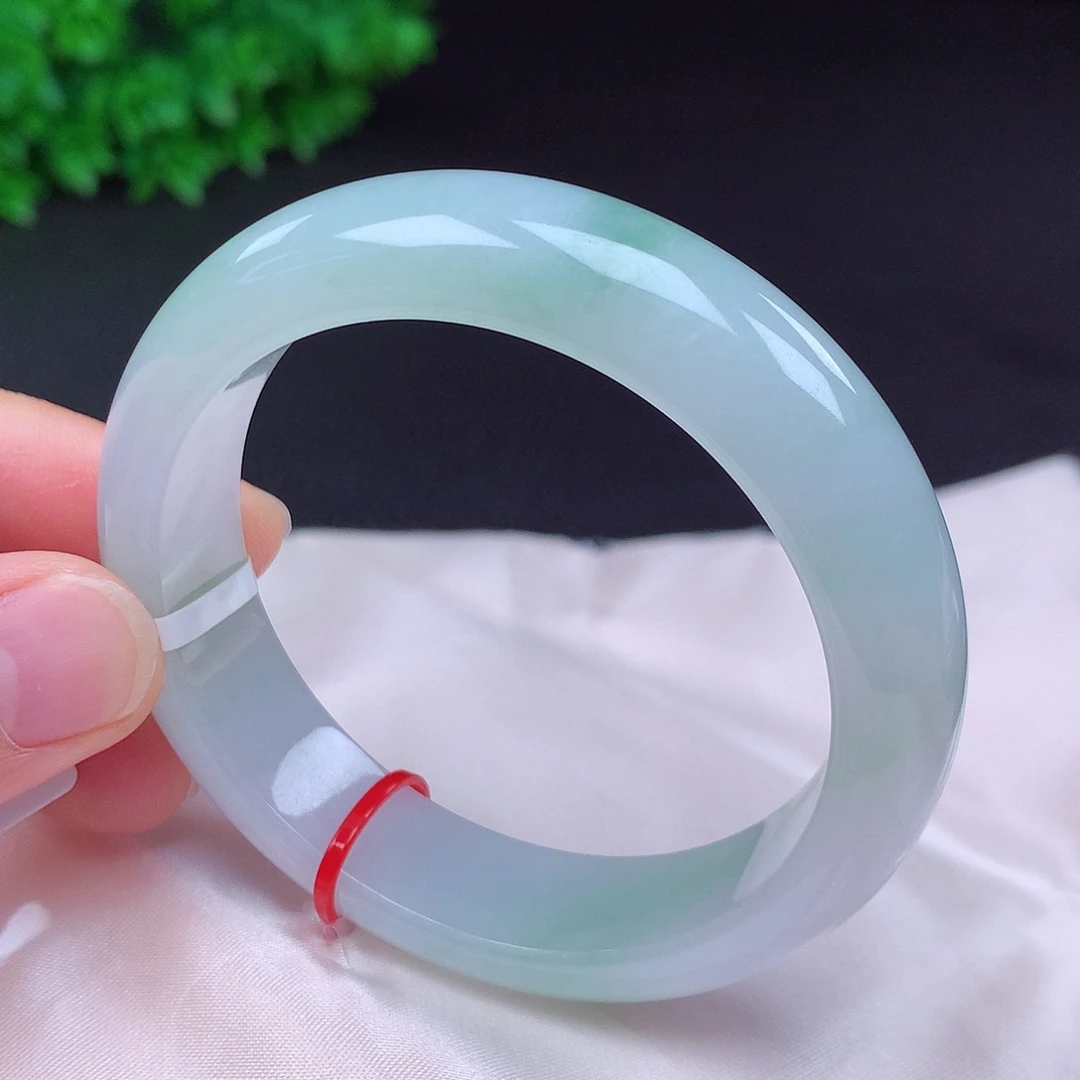 翡翠未镶嵌手镯54圈430043