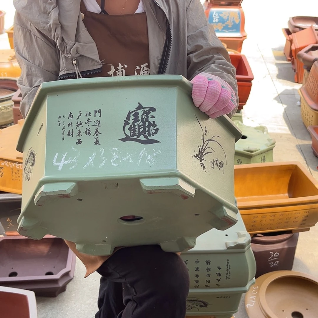 紫砂花盆盆景艺术