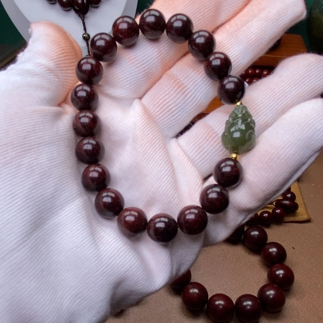 小叶紫檀手串/手链我**的原汁原味1.0