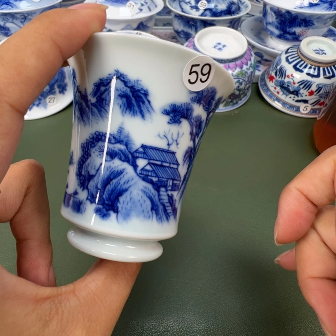 景德镇纯手工纯手绘茶具木木59