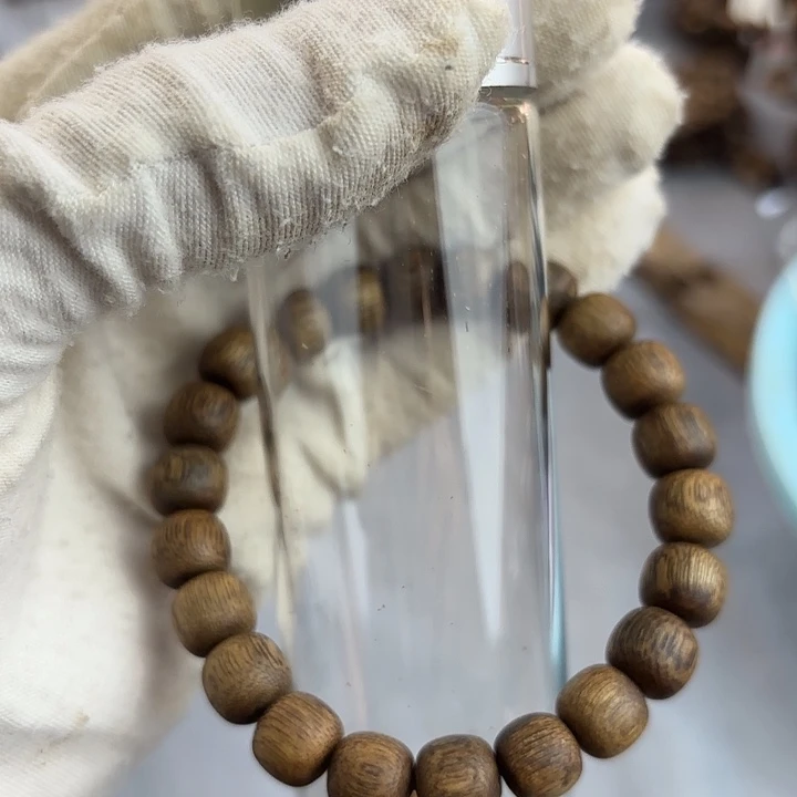 沉香碎屑沉香奇楠沉香直切鼓珠单圈多样性发一7g