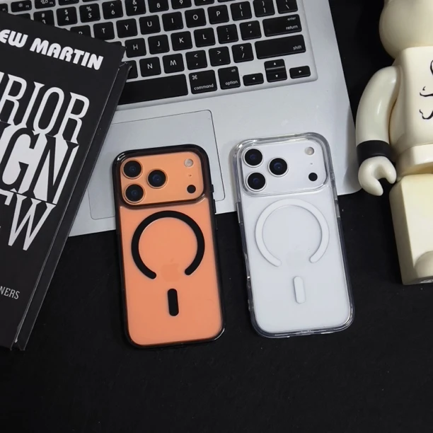 高透磁吸适用苹果17promax简约风iphone15/16pro苹果16/17手机壳
