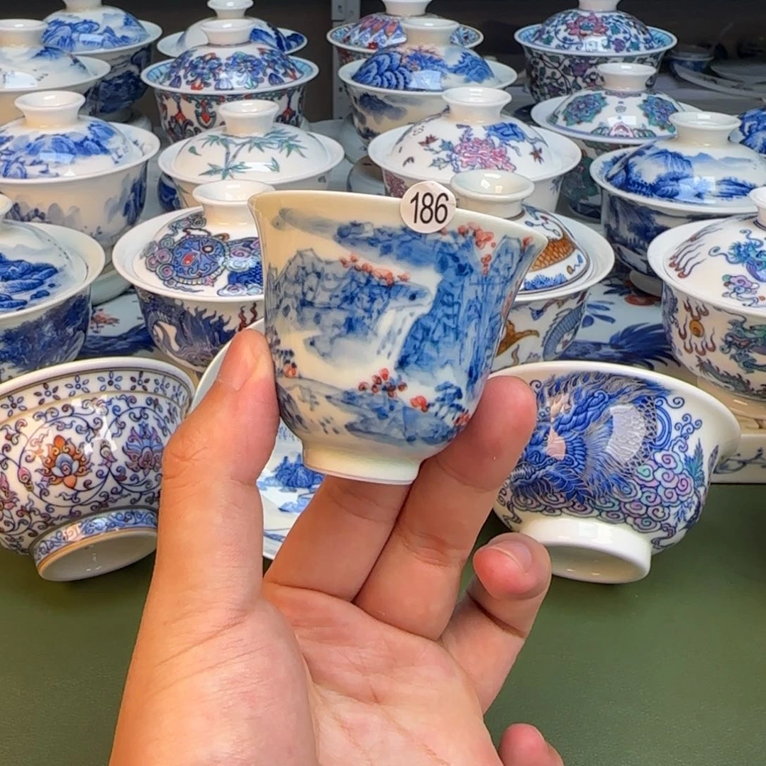 彦祖纯手工手绘茶具186