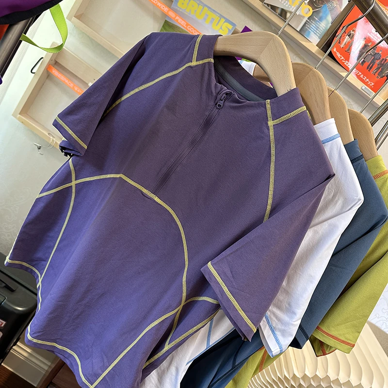 必入xi~！户外日常 速干情侣短袖T恤