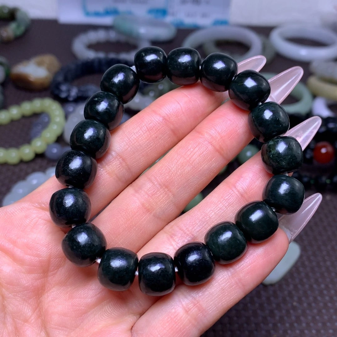 未镶嵌手串和田玉卡12