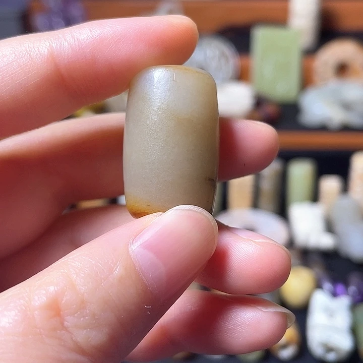 和田玉（糖玉）未镶嵌车挂毛*