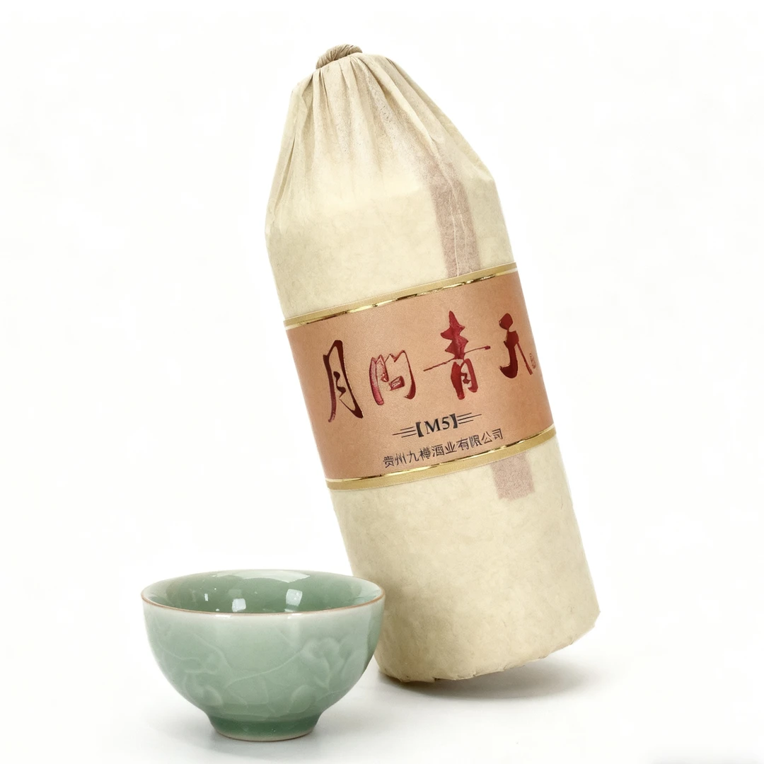 月问青天贵州月问青天经典优质纯粮酿造酱香型白酒53%Vol500ml