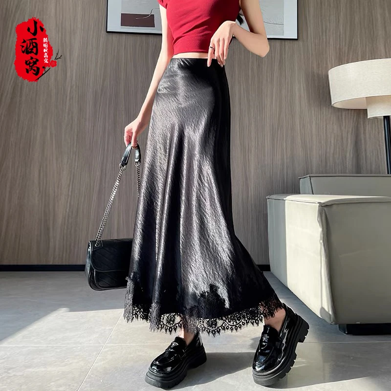 [柔雾] 小酒窝新国风 时尚气质半身裙-96/399