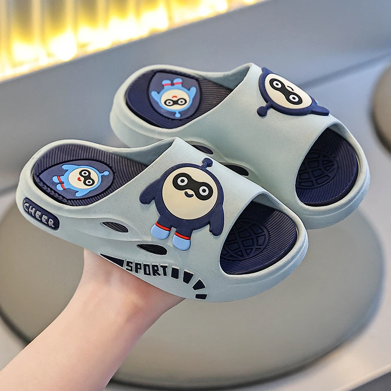 儿童卡通软底防滑居家洗澡浴室户外亲子款男女童大人夏季新款凉拖