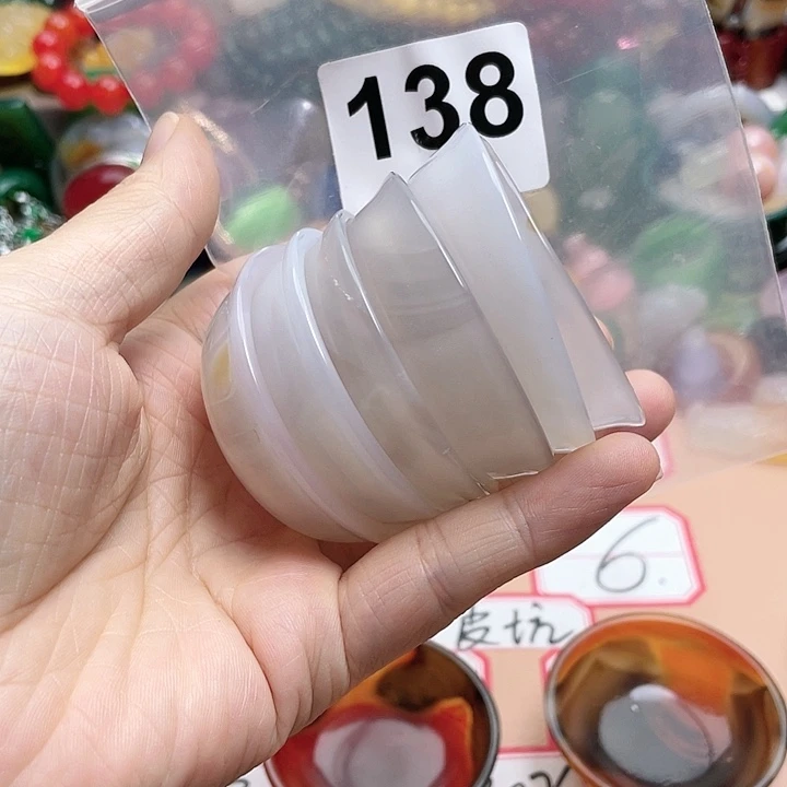 玛瑙/玉髓颈饰合金苍*