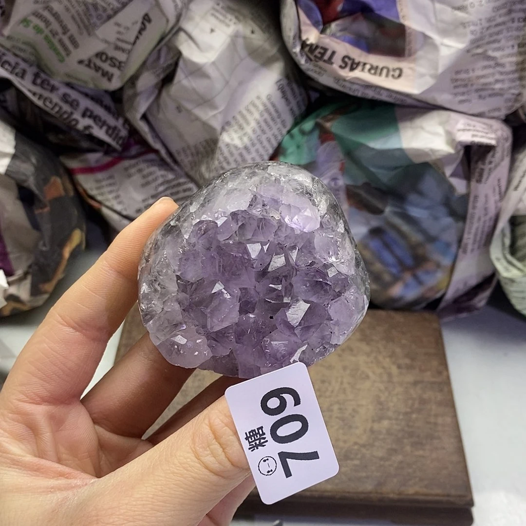 紫晶大型摆件（非配饰）未镶嵌复*猫