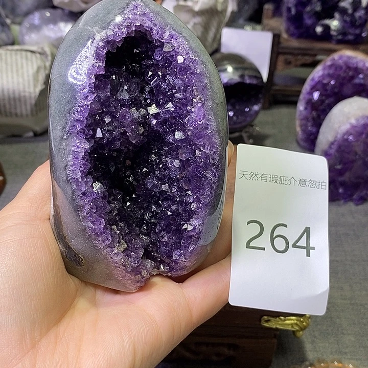 珠宝半成品未镶嵌紫晶