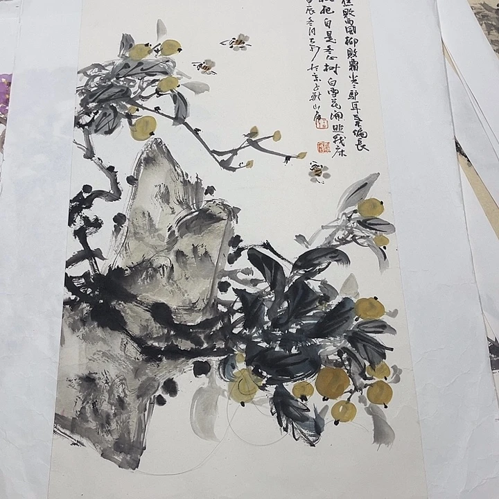 姜奇老师花鸟作品69×34