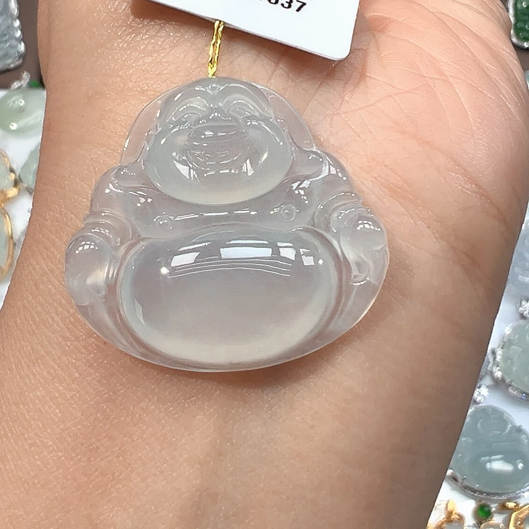 翡翠未镶嵌吊坠(不含链)1637