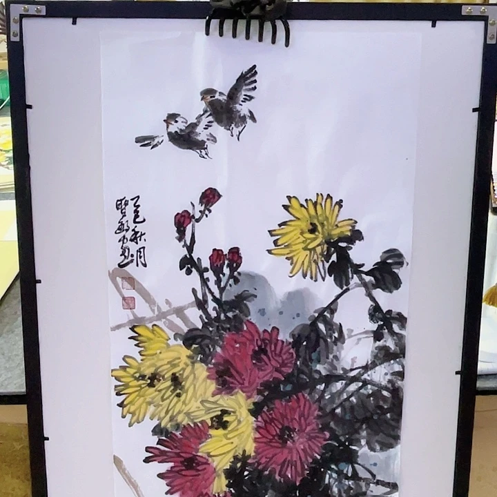 国画张圣敏先生纯手绘作品