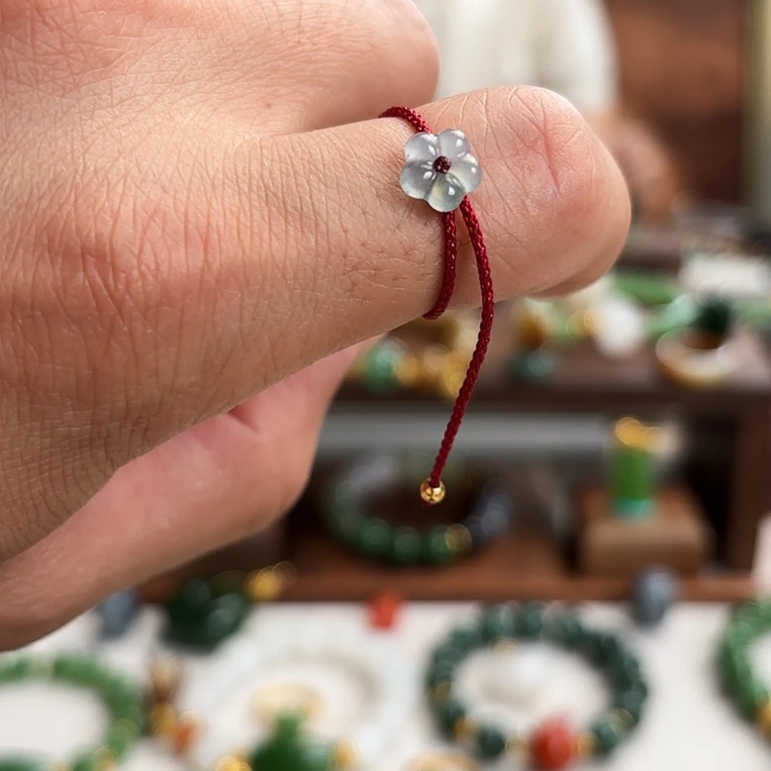 未镶嵌戒指翡翠天然翡翠戒指