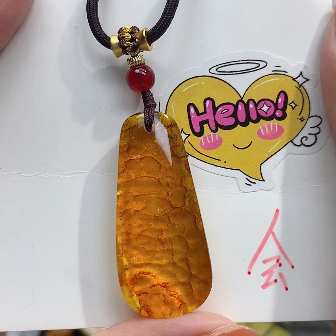 .***天定制琥珀未镶嵌蜜蜡吊坠