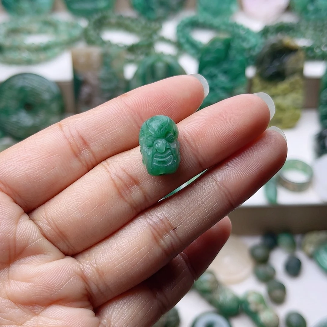 独山玉挂件未镶嵌朔*