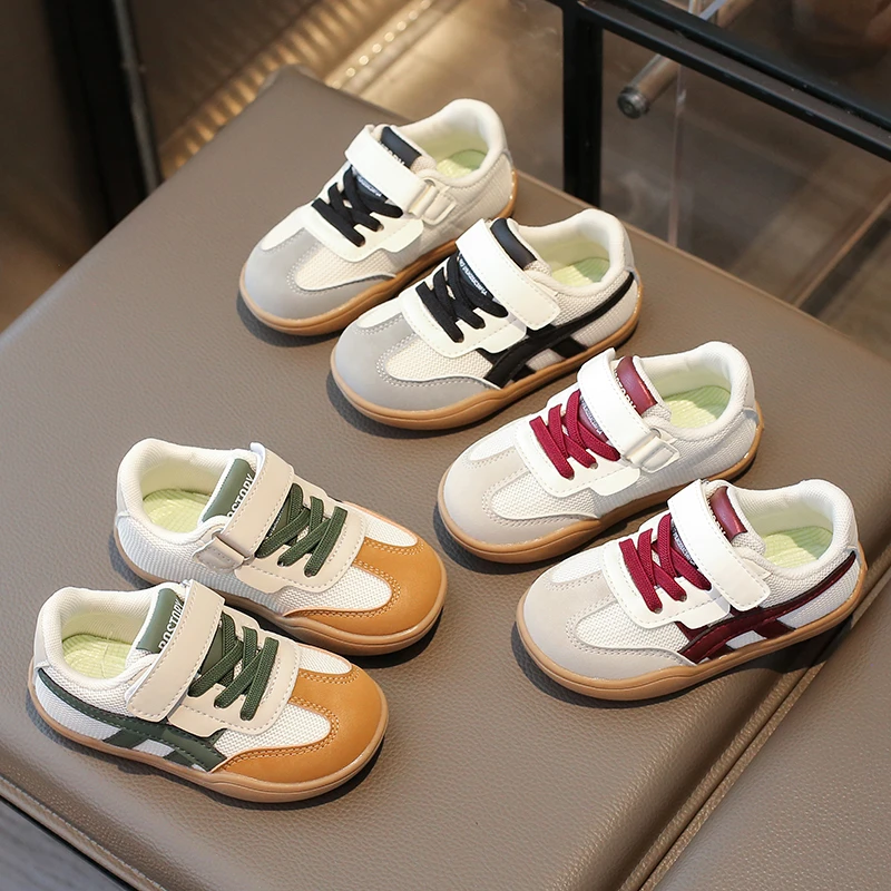 儿童板鞋2025春秋新款男女童宝宝休闲百搭运动鞋中小童时尚阿甘鞋