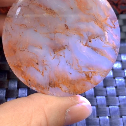 玛瑙/玉髓颈饰合金七**石
