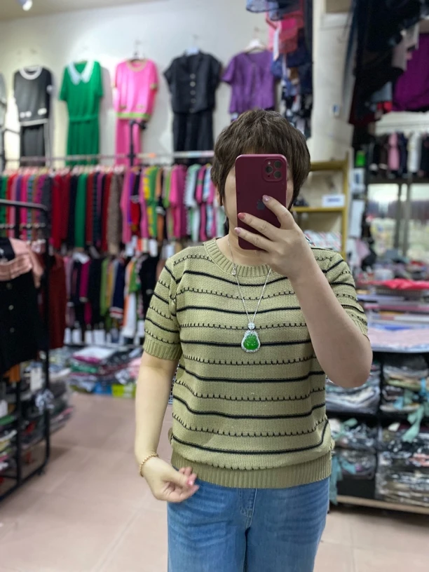 【成田细娜服装】春款上新！条纹上衣