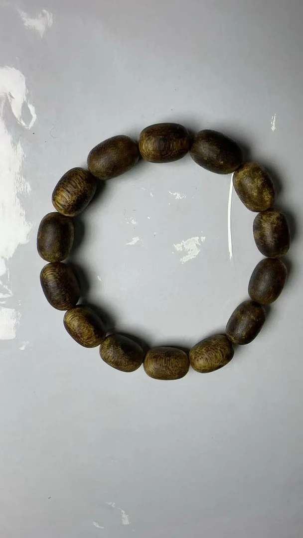 木质-无相虫漏多圈随型新中式文玩手串 -卡11+手串463-多样性发货