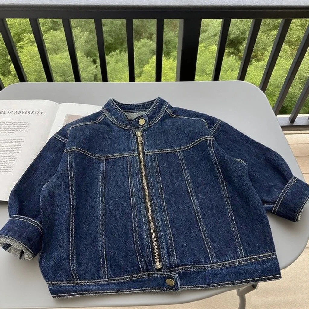 男童牛仔外套2025春秋新款儿童夹克长袖韩版帅气春装百搭上衣外穿