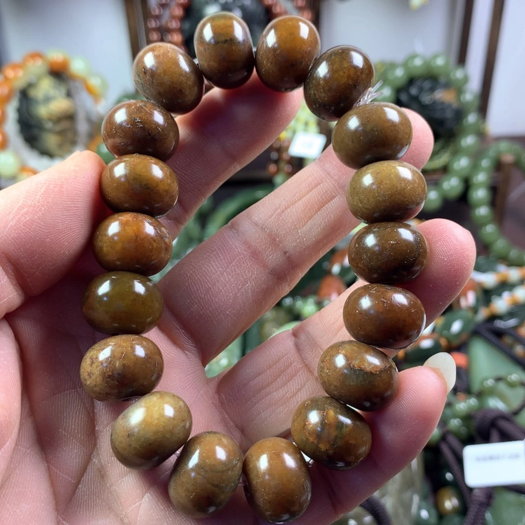 透闪石质玉手链未镶嵌