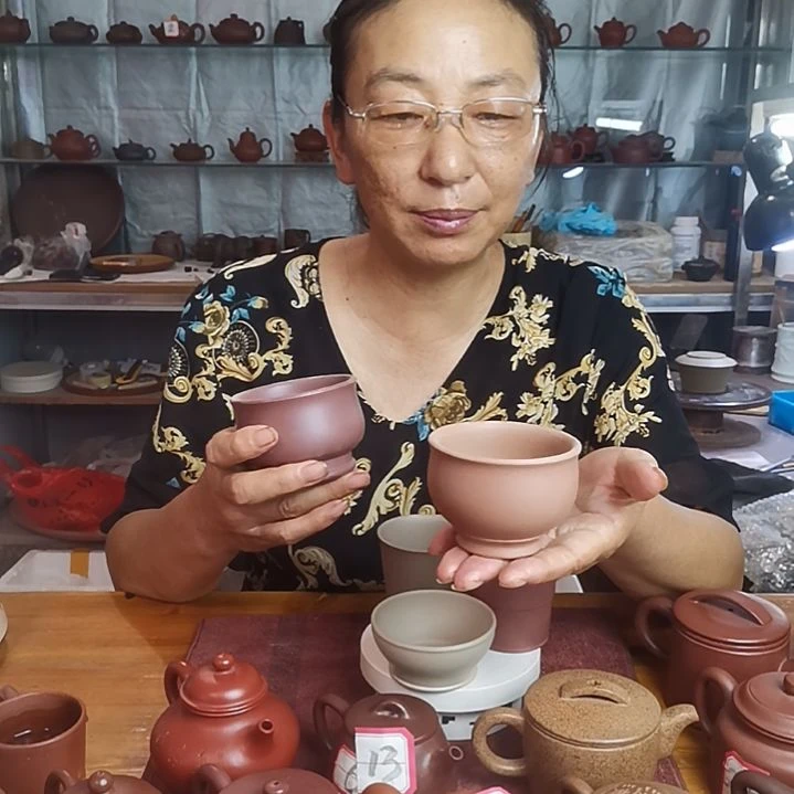 茶杯紫砂宜兴紫砂精工制作