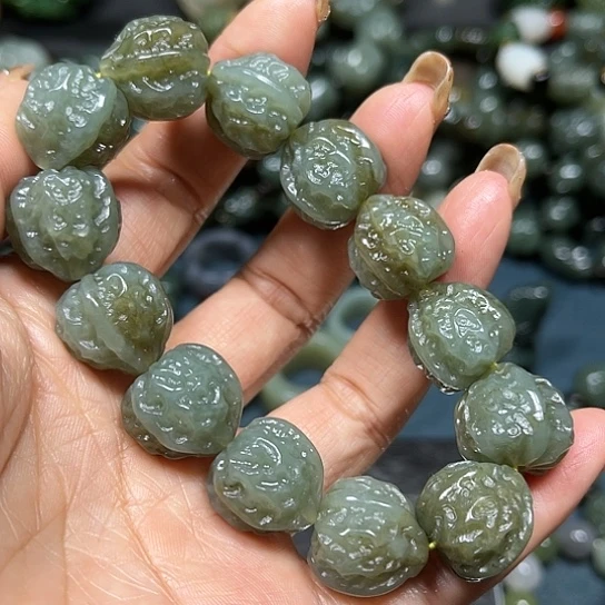 和田玉手串未镶嵌