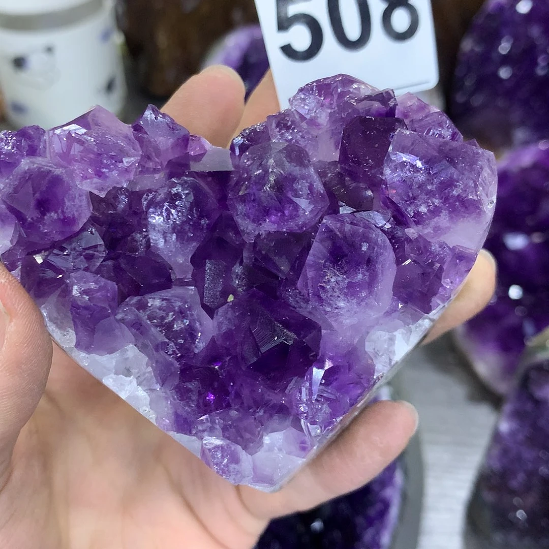 紫晶珠宝半成品未镶嵌508