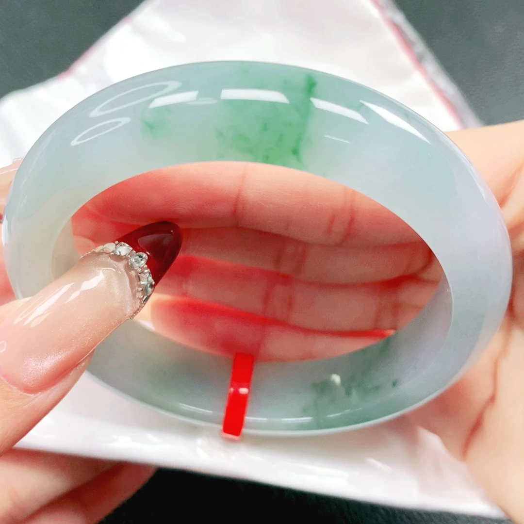 翡翠未镶嵌手镯58