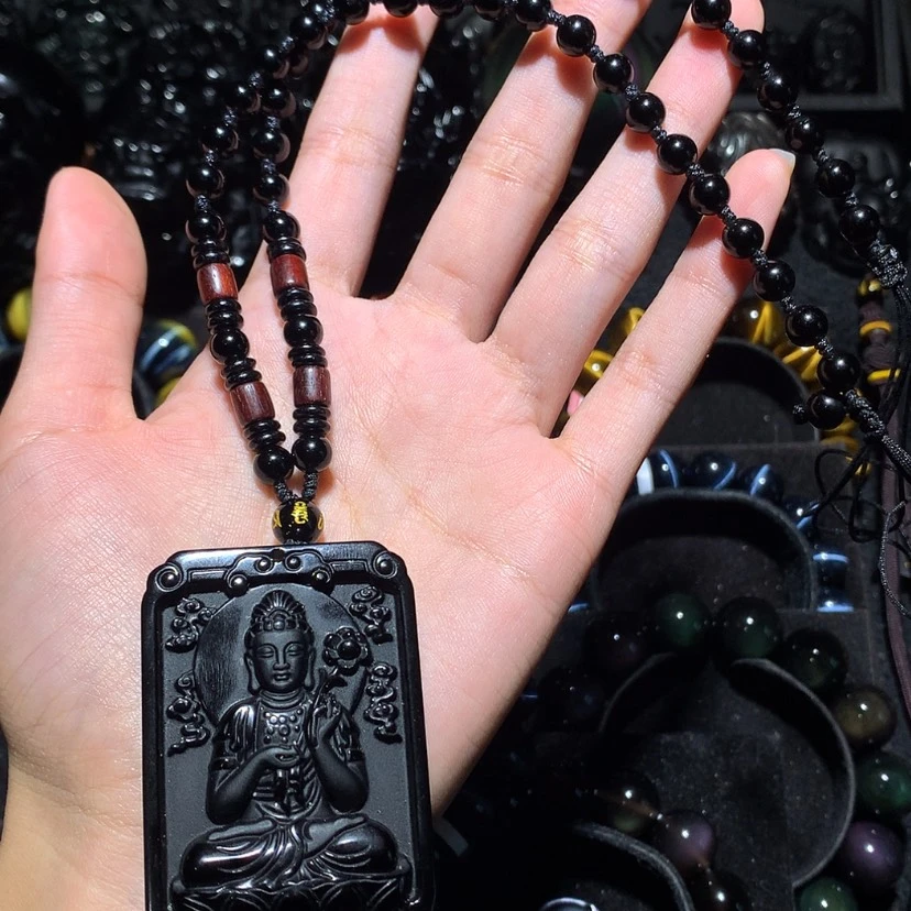 【闪购商品】未镶嵌黑曜岩珠宝奇石也*