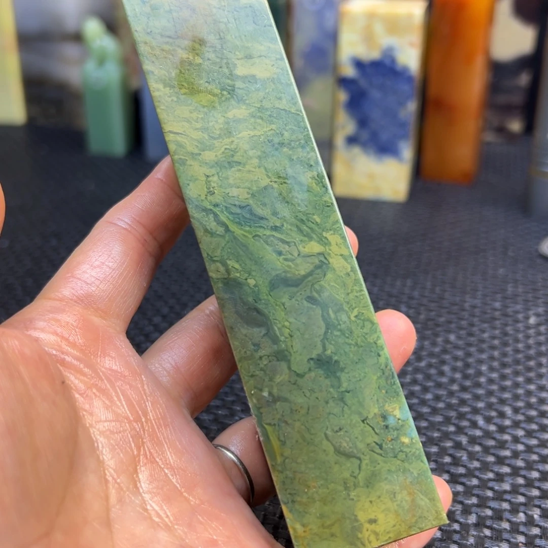 追***鱼青海石印章石印章石