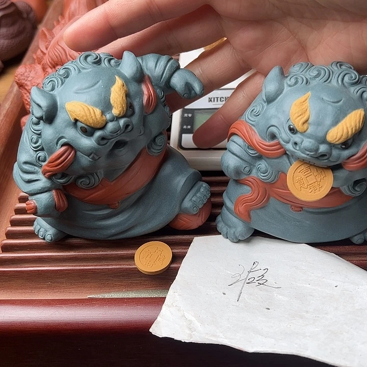 W***f紫砂茶宠紫砂喜事连连