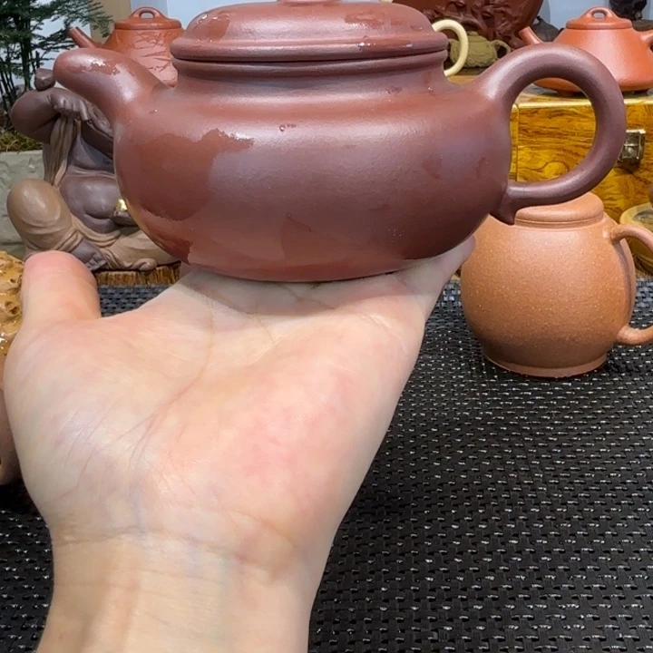知***止紫砂茶壶黄龙源底槽清仿古280cc