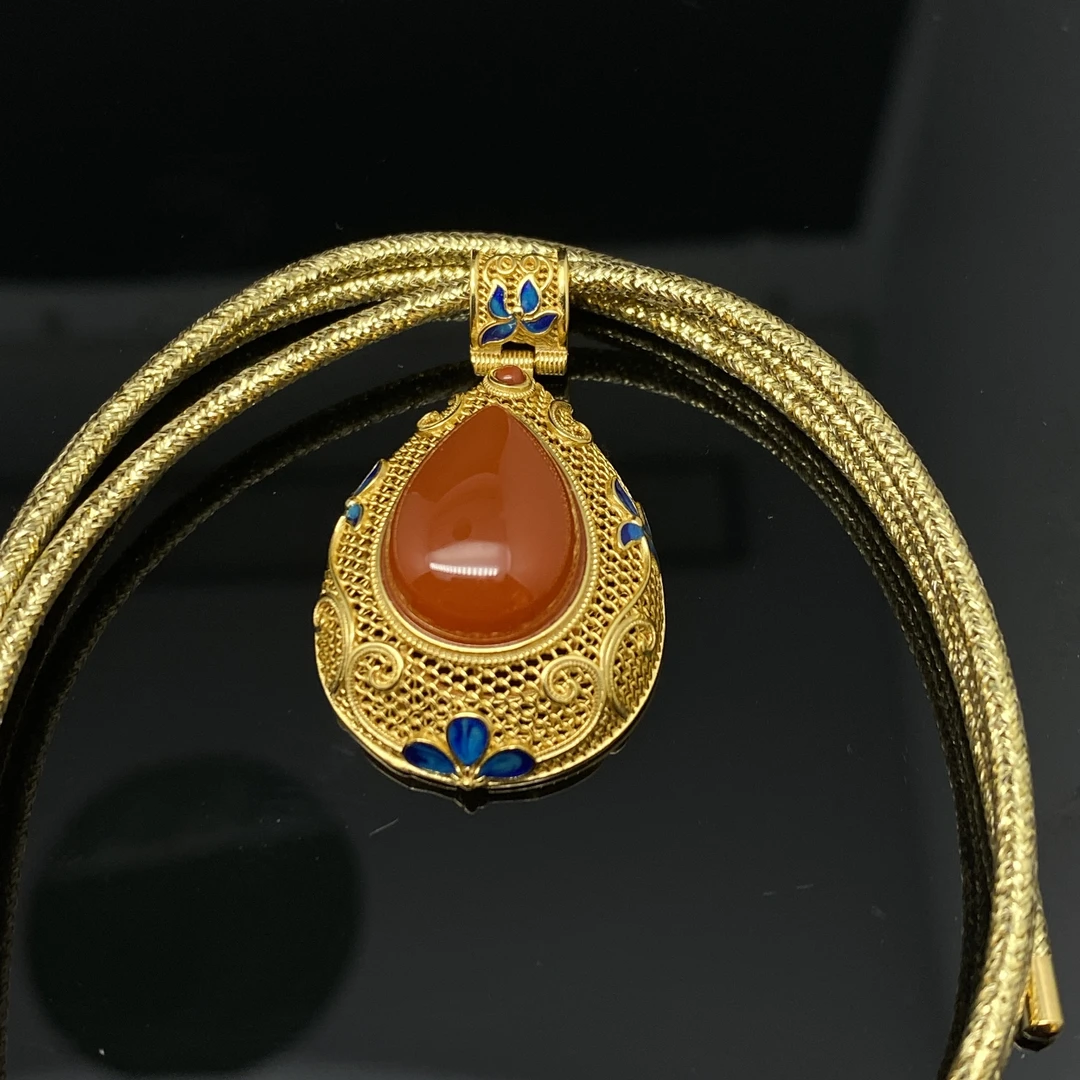 GMZY0067南红链坠（有绳）