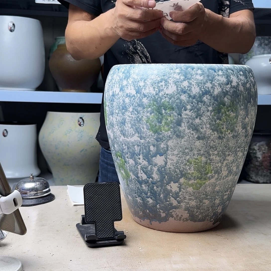 紫砂花盆尺寸25@30