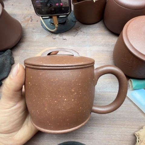 紫砂茶壶只***酒全手工汉瓦盖杯