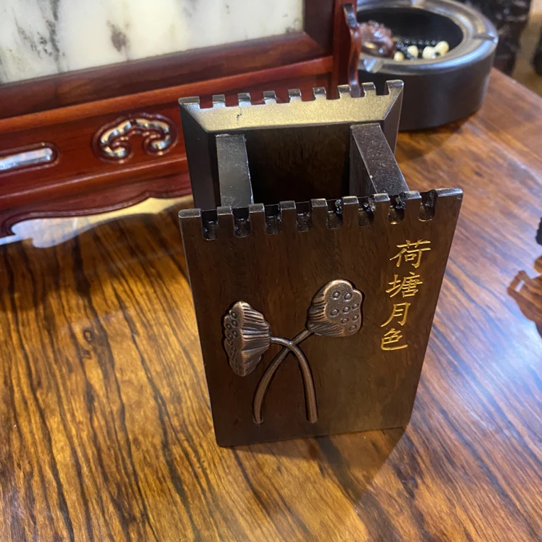 手工艺非遗笔筒一件套